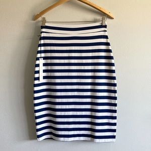 SALE!! Susana Monaco Blue and White Striped Skirt